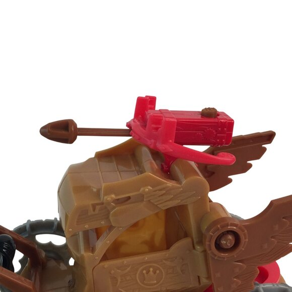 Fisher Price Imaginext Eagle Talon Castle Royal Coach w/Horse Knight & Arrows Te - Picture 6 of 12